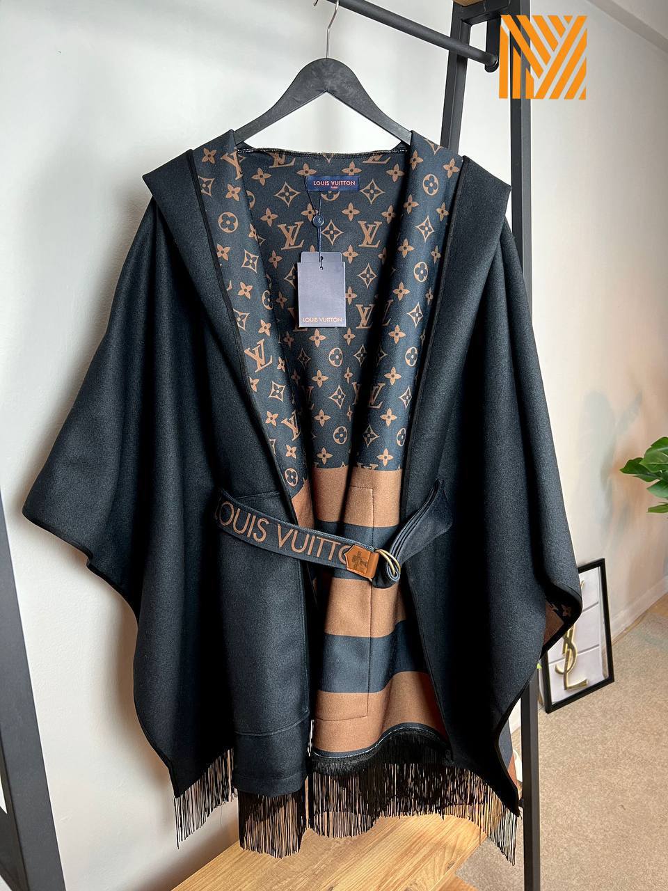 L.V.  Wool wrap Coat